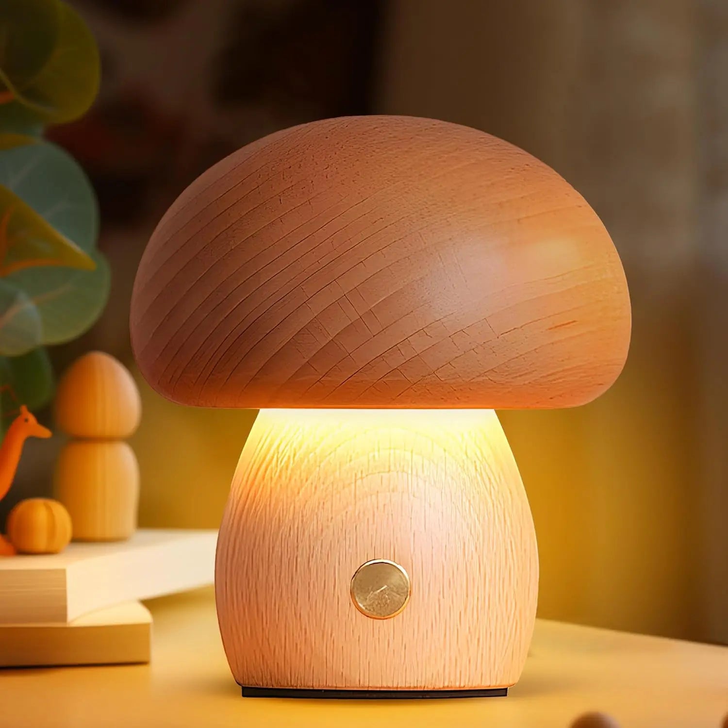 Cozy Glow Mushroom Lamp – Minimalist Warm Ambient Night Light
