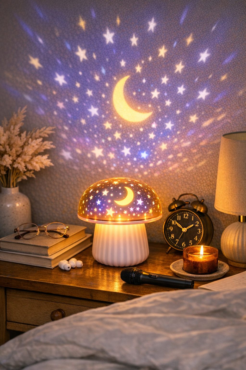 3D Moon Lamp – Minimalist Warm Ambient Night Light